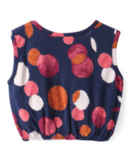 Load image into Gallery viewer, Floral Printed Frilled Crop Cotton Top Short Set