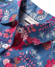 Load image into Gallery viewer, Floral Printed Crop Shirt Belted Palazzo Set