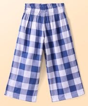 Load image into Gallery viewer, Checkered Crop Shirt Belted Palazzo Set