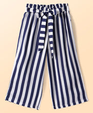 Load image into Gallery viewer, Striped Crop Shirt Belted Palazzo Set