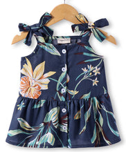 Load image into Gallery viewer, Floral Printed Open Strap Top Belted Palazzo Set