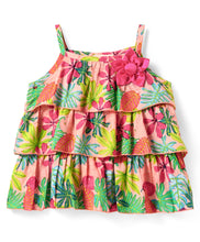 Load image into Gallery viewer, Floral 3 Layered Strap Top Belted Short Set