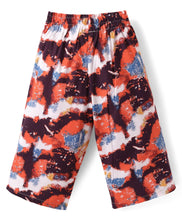 Load image into Gallery viewer, Solid Frilled Crop Top Tie Dye Belted Palazzo Set