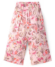 Load image into Gallery viewer, One Shoulder Frilled Crop Top Floral Belted Palazzo Set