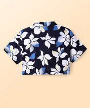 Load image into Gallery viewer, Floral Printed Crop Shirt Belted Palazzo Co-ord Set