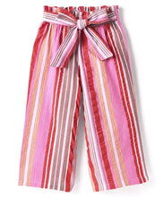 Load image into Gallery viewer, Striped Print Straped Top Palazzo Cotton Co-ord Set