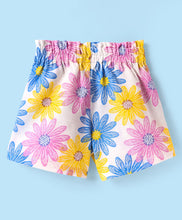 Load image into Gallery viewer, Floral Printed Crop Shirt Short Co-ord Cotton Set