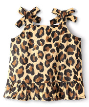 Load image into Gallery viewer, Animal Print Frilled Top Short Cotton Set