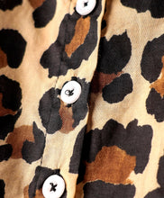 Load image into Gallery viewer, Animal Print Frilled Top Short Cotton Set