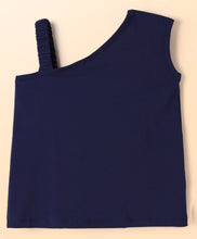 Load image into Gallery viewer, Solid Layered Single Shoulder Top Short Set