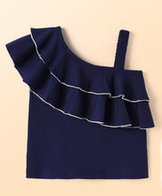 Load image into Gallery viewer, Solid Layered Single Shoulder Top Short Set