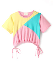 Load image into Gallery viewer, Color Block Cotton Top Flared Leggings Set