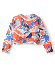 Load image into Gallery viewer, Abstract Printed Cotton Spandex Crop Top and Pant Set