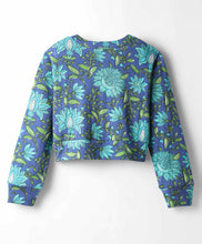 Load image into Gallery viewer, Floral Printed Cotton Crop Top and Pant Set
