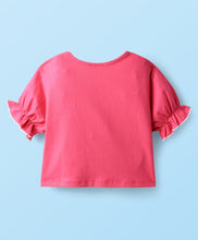 Load image into Gallery viewer, Solid Frilled Crop Top and Floral Printed Pant Set