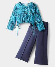 Load image into Gallery viewer, Floral Printed Crop Top and Pant Cotton Set