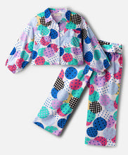 Load image into Gallery viewer, Polka Shirt Style Crop Top Belted Palazzo Co-ord Set