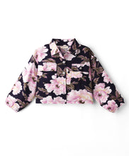 Load image into Gallery viewer, Floral Shirt Style Crop Top Belted Palazzo Co-ord Set