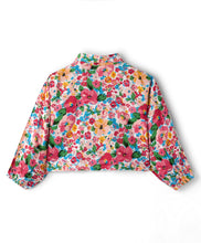 Load image into Gallery viewer, Floral Printed Collar Top with Culotte Pant Set