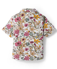 Load image into Gallery viewer, Floral Printed Shirt and Waffle Knit Pant Set