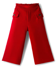 Load image into Gallery viewer, Polka Printed Woven Top and Waffle Culotte Pant Set