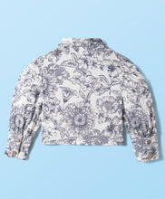 Load image into Gallery viewer, Floral Printed Woven Top and Waffle Culotte Pant Set