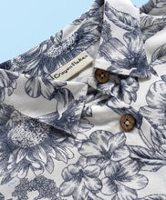 Load image into Gallery viewer, Floral Printed Woven Top and Waffle Culotte Pant Set