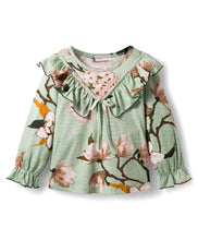 Load image into Gallery viewer, Floral Printed Ruffled Cotton Top and Pant Set