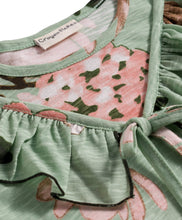 Load image into Gallery viewer, Floral Printed Ruffled Cotton Top and Pant Set
