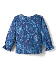 Load image into Gallery viewer, Cotton Floral Printed Ruffled Top and Culotte Pant Set