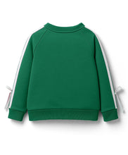 Load image into Gallery viewer, Solid Terry Side Taped with Bow Sweatshirt and Pant Co-ord Set