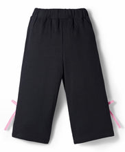 Load image into Gallery viewer, Solid Terry Side Taped with Bow Sweatshirt and Pant Co-ord Set