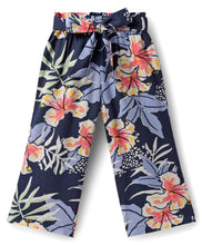 Load image into Gallery viewer, Floral Printed Crop Top Belted Culotte Co-ord Set