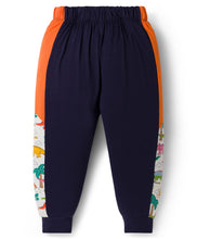 Load image into Gallery viewer, Dinosaur Printed Cotton Tshirt Side Taped Jogger Set