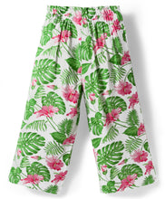 Load image into Gallery viewer, Floral Shirt Style Crop Top Belted Palazzo Co-ord Set