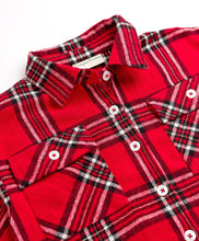 Load image into Gallery viewer, Checkered Cotton Shirt Style Crop Top Palazzo Co-ord Set