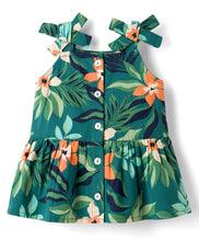 Load image into Gallery viewer, Floral Printed Straped Top Belted Palazzo Cotton Set