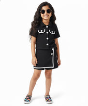Load image into Gallery viewer, Waffle Solid Crop Top Flap Skort Set