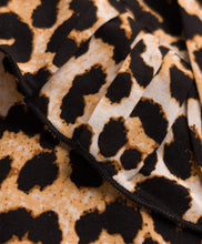 Load image into Gallery viewer, Leopard Print Frilled Crop Top Culotte Pant Set