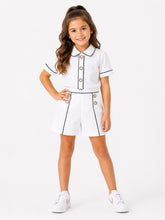 Load image into Gallery viewer, Solid Side Taped Shirt and Short Co-ord Set