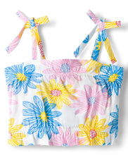 Load image into Gallery viewer, Floral Printed Straped Crop Top Culotte Pant Co-ord Set