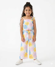 Load image into Gallery viewer, Floral Printed Straped Crop Top Culotte Pant Co-ord Set