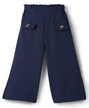 Load image into Gallery viewer, Waffle Fabric Color Block Crop Top Culotte Pant Set