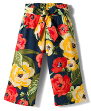 Load image into Gallery viewer, Bow Detailed Crop Top Floral Palazzo Set