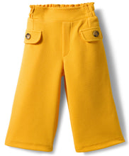 Load image into Gallery viewer, Floral Cotton Collar Top and Waffle Culotte Pant Set
