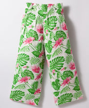 Load image into Gallery viewer, Floral Printed Collar Top and Palazzo Co-ord Set