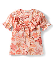 Load image into Gallery viewer, Floral Printed Frilled Top Flared Pant Set