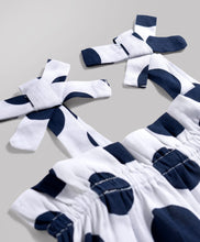 Load image into Gallery viewer, Polka Printed Straped Top Belted Short Set