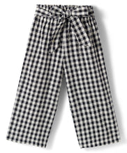 Load image into Gallery viewer, Cotton Checkered Frilled Top Palazzo Co-ord Set