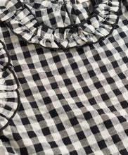 Load image into Gallery viewer, Cotton Checkered Frilled Top Palazzo Co-ord Set